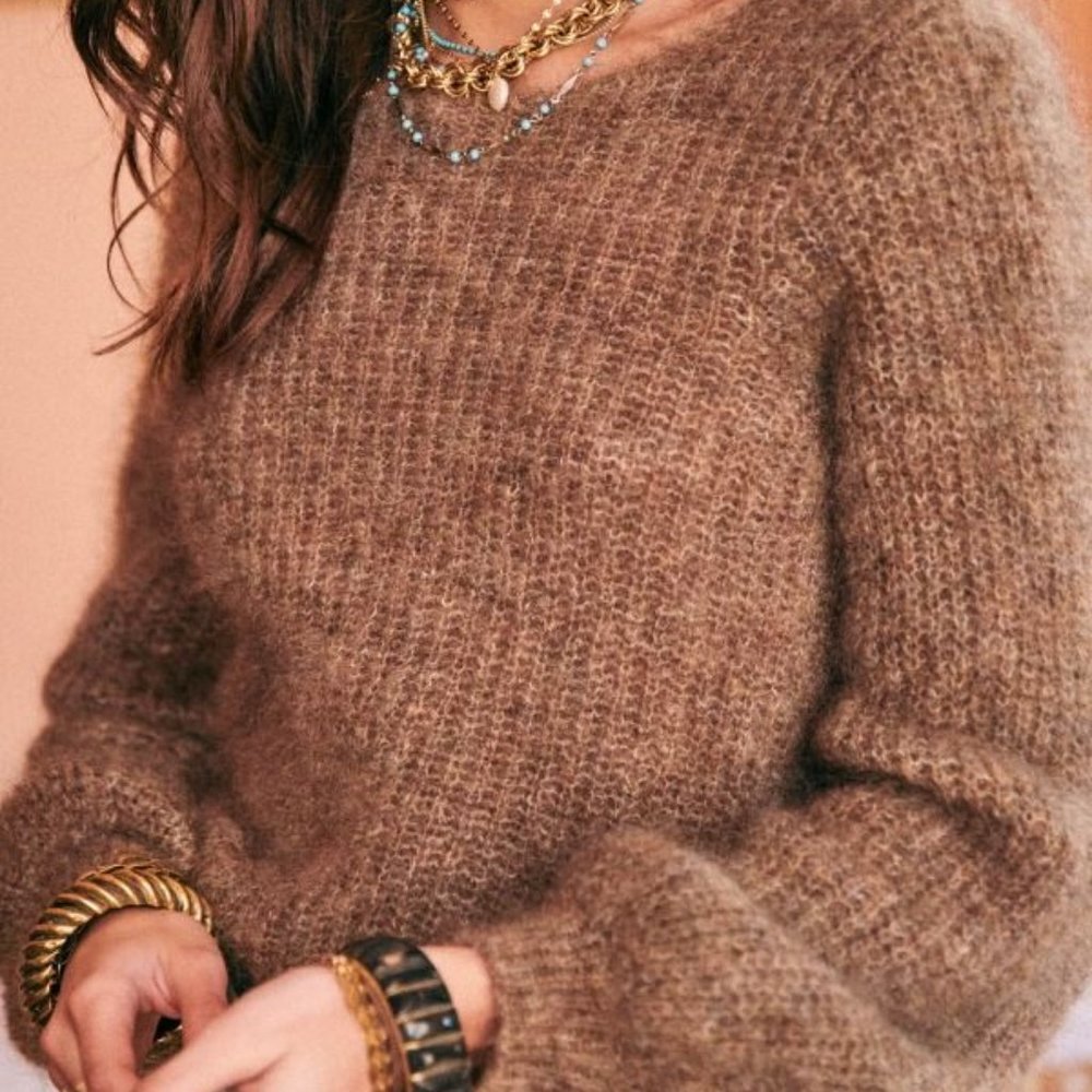 Sezane Lucy Jumper - Taupe